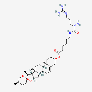 molecular formula C39H65N5O5 B12855890 Dios-Arg free 