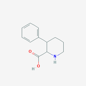 molecular formula C12H15NO2 B12855923 3-Phenylpiperidine-2-carboxylic acid 