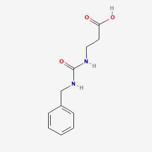 molecular formula C11H14N2O3 B1285642 3-(3-Benzylureido)propanoic acid CAS No. 71274-38-9