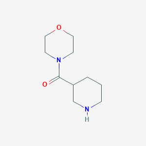 molecular formula C10H18N2O2 B1285687 4-(Piperidin-3-ylcarbonyl)morpholine CAS No. 35090-96-1