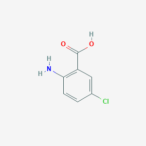 molecular formula C7H6ClNO2 B128569 2-Amino-5-chlorobenzoic acid CAS No. 635-21-2