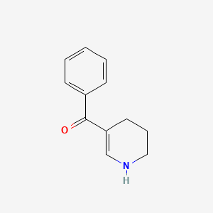 molecular formula C12H13NO B1285700 Phenyl(1,4,5,6-tetrahydropyridin-3-yl)methanone CAS No. 42374-33-4