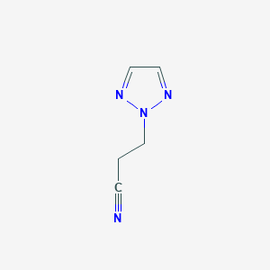 3-(2H-1,2,3-triazol-2-yl)propanenitrile