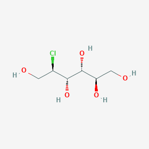 molecular formula C6H13ClO5 B12857369 2-Chloro-2-deoxy-D-mannitol 