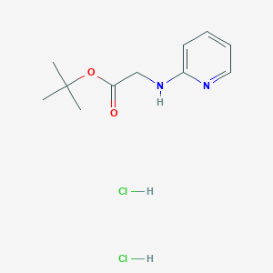 molecular formula C11H18Cl2N2O2 B12857413 tert-Butyl pyridin-2-ylglycinate dihydrochloride 