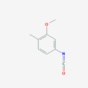 molecular formula C9H9NO2 B1285758 4-Isocyanato-2-methoxy-1-methylbenzene CAS No. 61386-73-0