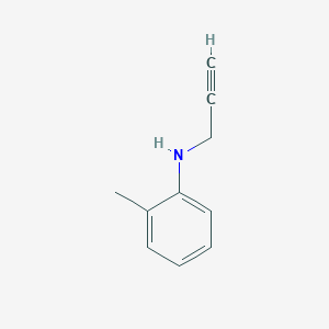 molecular formula C10H11N B12857774 2-Methyl-N-(prop-2-yn-1-yl)aniline 