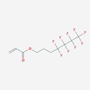 molecular formula C10H9F9O2 B12857830 3-(Perfluorobutyl)propyl acrylate CAS No. 443145-46-8
