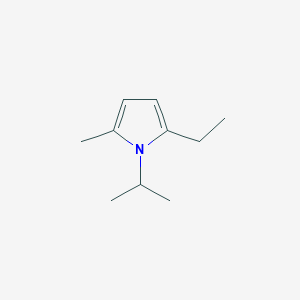 molecular formula C10H17N B12857961 2-Ethyl-1-isopropyl-5-methyl-1H-pyrrole 