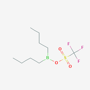 molecular formula C9H18BF3O3S B128580 Dibutylboranyl trifluoromethanesulfonate CAS No. 60669-69-4