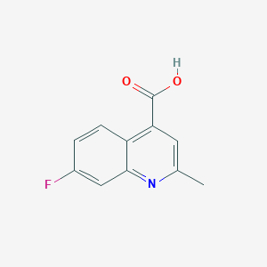 7-Fluoro-2-methylquinoline-4-carboxylic acid