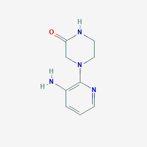 4-(3-Aminopyridin-2-yl)piperazin-2-one