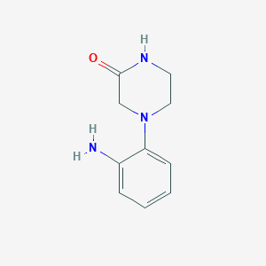 4-(2-Aminophenyl)piperazin-2-one