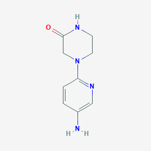 4-(5-Aminopyridin-2-yl)piperazin-2-one