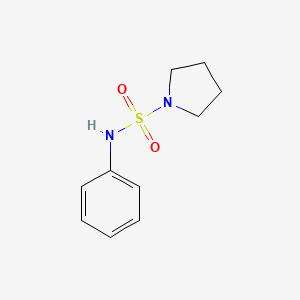 molecular formula C10H14N2O2S B12858328 N-Phenylpyrrolidine-1-sulfonamide 