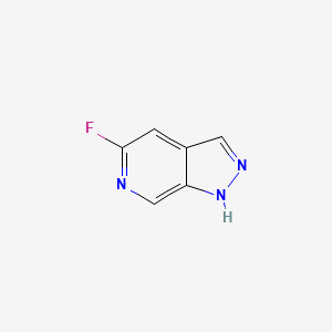 molecular formula C6H4FN3 B12858352 5-Fluoro-1H-pyrazolo[3,4-C]pyridine 