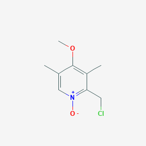 B128585 2-Chloromethyl-4-methoxy-3,5-dimethylpyridine 1-Oxide CAS No. 848694-10-0