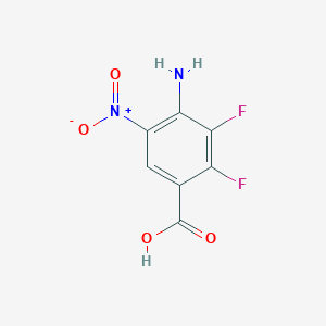 4-Amino-2,3-difluoro-5-nitrobenzoic acid