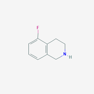 molecular formula C9H10FN B1285871 5-Fluoro-1,2,3,4-tetrahydroisoquinoline CAS No. 406923-64-6