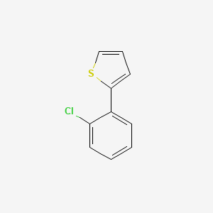 molecular formula C10H7ClS B12858869 2-(2-Chlorophenyl)thiophene CAS No. 893736-04-4