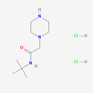 N-(tert-butyl)-2-piperazin-1-ylacetamide dihydrochloride