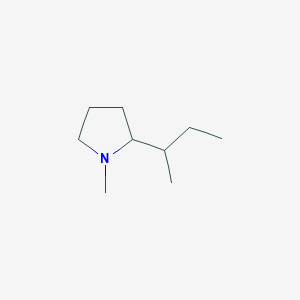 molecular formula C9H19N B12858978 2-(sec-Butyl)-1-methylpyrrolidine 