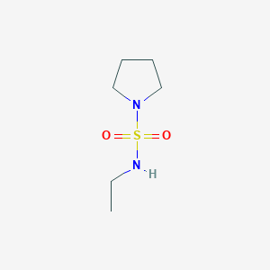 molecular formula C6H14N2O2S B12858979 N-ethylpyrrolidine-1-sulfonamide 