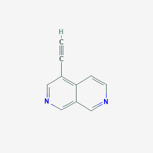 molecular formula C10H6N2 B12859001 4-Ethynyl-2,7-naphthyridine 