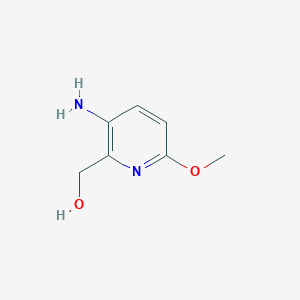 molecular formula C7H10N2O2 B12859051 (3-Amino-6-methoxypyridin-2-yl)methanol 