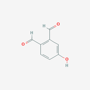 molecular formula C8H6O3 B12859088 4-Hydroxyphthalaldehyde 