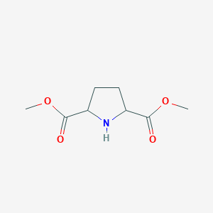 molecular formula C8H13NO4 B12859382 Dimethyl pyrrolidine-2,5-dicarboxylate 