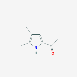 molecular formula C8H11NO B12859455 1-(4,5-Dimethyl-1H-pyrrol-2-yl)ethanone CAS No. 6982-73-6