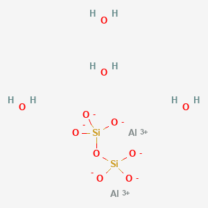 molecular formula Al2H8O11Si2 B12859495 Aluminum(III) disilicate tetrahydrate CAS No. 12244-16-5