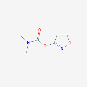 molecular formula C6H8N2O3 B12859498 Isoxazol-3-yl dimethylcarbamate CAS No. 70394-60-4