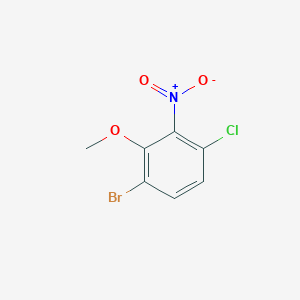 molecular formula C7H5BrClNO3 B12859777 6-Bromo-3-chloro-2-nitroanisole 