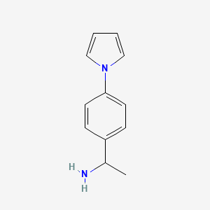 1-(4-(1h-Pyrrol-1-yl)phenyl)ethanamine