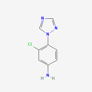 3-chloro-4-(1H-1,2,4-triazol-1-yl)aniline