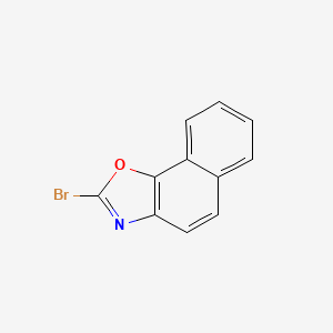 molecular formula C11H6BrNO B12859899 2-Bromonaphtho[2,1-d]oxazole 