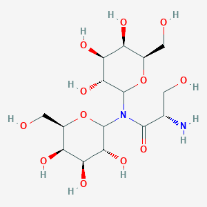 molecular formula C15H28N2O12 B12859959 Digalactosylceramide 