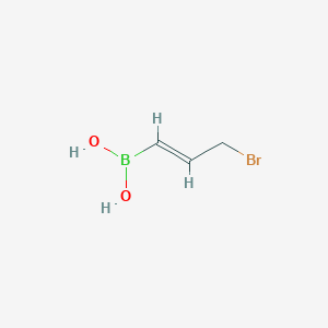molecular formula C3H6BBrO2 B12859963 [(1E)-3-Bromoprop-1-en-1-yl]boronic acid CAS No. 352535-79-6