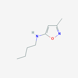 molecular formula C8H14N2O B12859995 N-Butyl-3-methylisoxazol-5-amine 