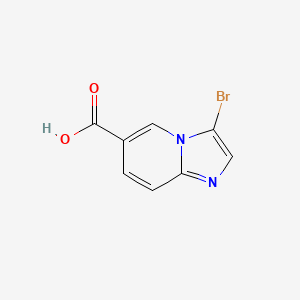 3-Bromoimidazo[1,2-A]pyridine-6-carboxylic acid