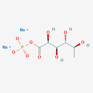 molecular formula C6H11Na2O9P B12860062 disodium;[(2S,3R,4R,5S)-2,3,4,5-tetrahydroxyhexanoyl] phosphate 
