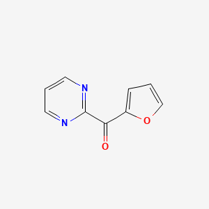 molecular formula C9H6N2O2 B12860085 Furan-2-yl(pyrimidin-2-yl)methanone 
