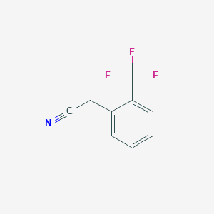 molecular formula C9H6F3N B128601 2-(Trifluoromethyl)phenylacetonitrile CAS No. 3038-47-9