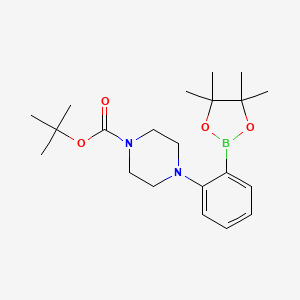 tert-Butyl 4-(2-(4,4,5,5-tetramethyl-1,3,2-dioxaborolan-2-yl)phenyl)piperazine-1-carboxylate