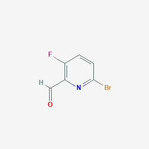 B1286017 6-Bromo-3-fluoropyridine-2-carbaldehyde CAS No. 885267-36-7