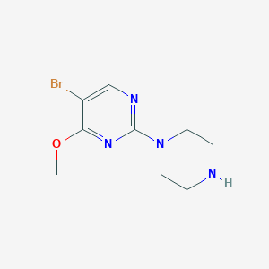 5-Bromo-4-methoxy-2-(piperazin-1-yl)pyrimidine