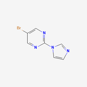 5-Bromo-2-(1H-imidazol-1-YL)pyrimidine