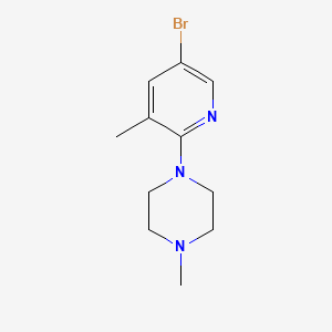1-(5-Bromo-3-methylpyridin-2-yl)-4-methylpiperazine
